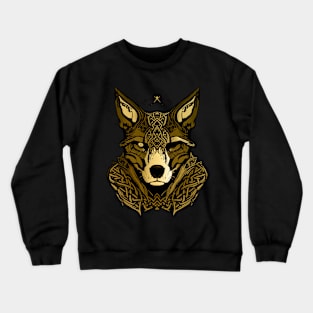 Celtic gold fox Crewneck Sweatshirt